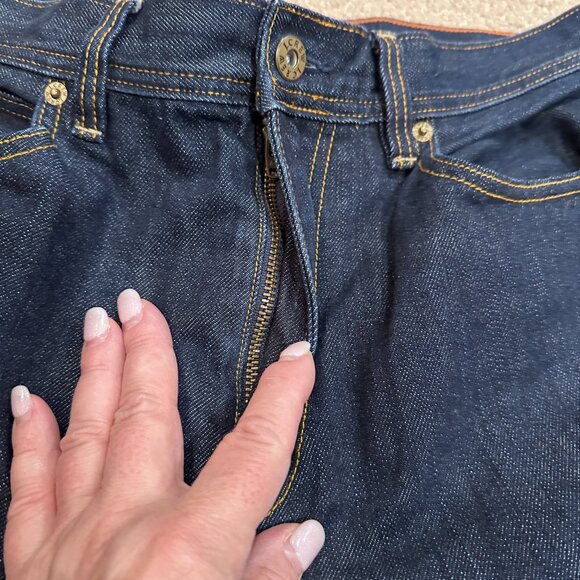 J Crew Jeans Sutton Straight Leg Dark Wash Preppy Classic Academia Sz 32 #A7709 - Picture 8 of 14